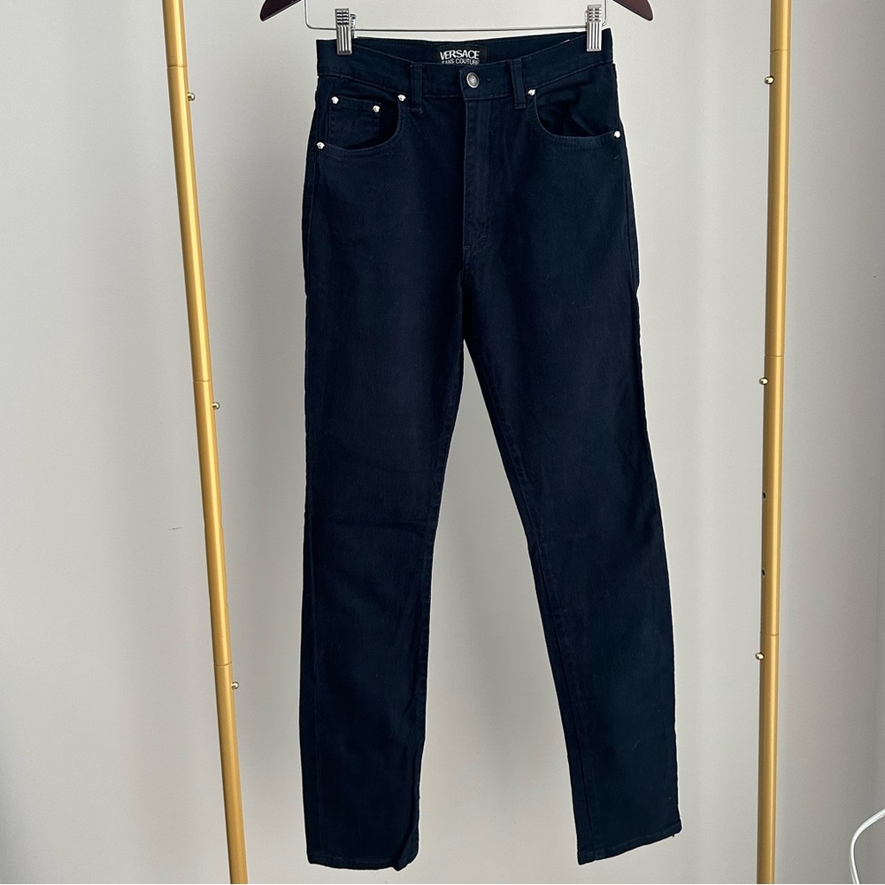 Versace Jeans Dark Navy Stretch Skinny Jeans - Picture 10 of 12